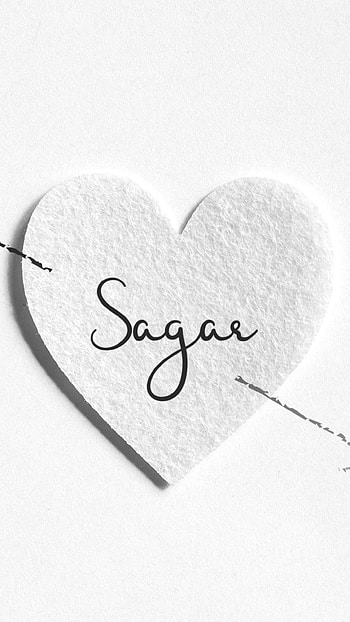 S Name, Sagar, white background HD phone wallpaper