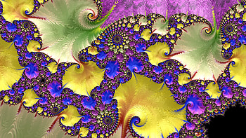 Trippy Psychedelic Fractal, colorful, colors, artistic, Abstract, fractal HD wallpaper