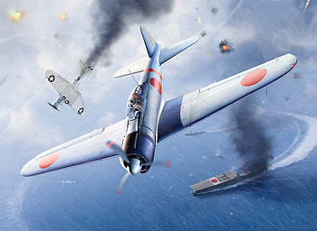 Mitsubishi A6M Zero — Pacific Combat Quad Military, military, Mitsubishi A6M Zero HD wallpaper