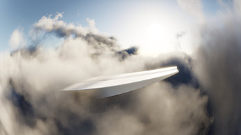 paper airplane at sky, sky, sun, airplane, cloud HD wallpaper