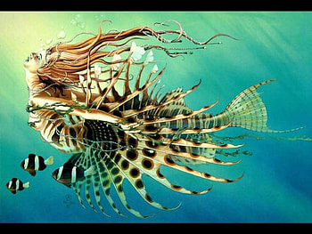 Mermaid, lady, fantasy, girl, woman, female HD wallpaper