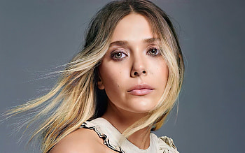 Elizabeth Olsen, American actress, portrait, white dress, hoot, American star, popular actresses HD wallpaper