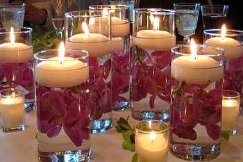 SUMMER PARTY CANDLES, spring, drinks, food, summer, party, light, glasses, , candles HD wallpaper