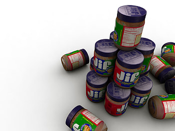 Pick Up Some Milk, jif, stack, peanut-butter HD wallpaper
