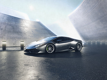 Grey Lamborghini Huracan , lamborghini-huracan, lamborghini, 2019-cars, cars, behance HD wallpaper