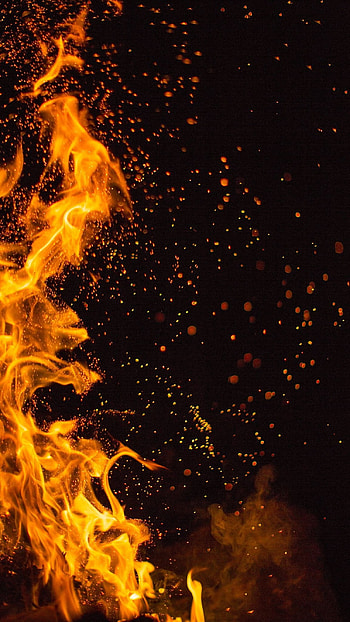 Fire, Bonfire Aesthetic HD phone wallpaper