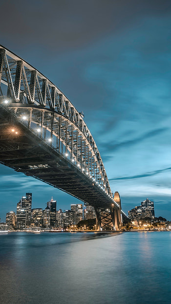 Sydney Australia, Skyline at night, Beautiful skyscrapers, Stunning for s HD phone wallpaper