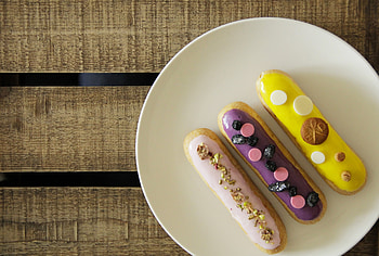 Food, Desert, Cookies, Plate, Glaze HD wallpaper