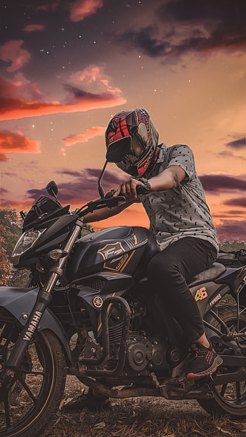 Bike rider, yamaha HD phone wallpaper