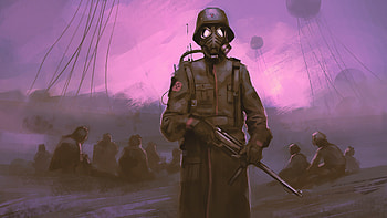 Post War Soldier , soldier, artist, artwork, digital-art, artstation HD wallpaper