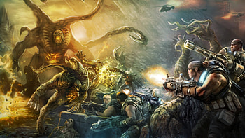 Gears of War Judgment, Artistic video game, Epic Games creation, Gripping narrative HD wallpaper