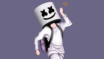Marshmello Alone Art, marshmello, dj, music, behance, art HD wallpaper