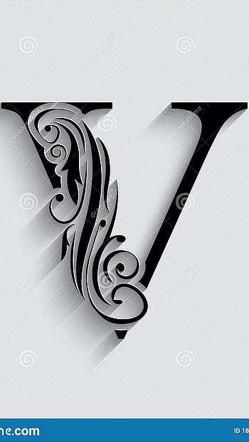 V Letter, Creative Art HD phone wallpaper