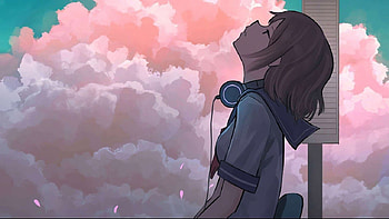 Anime Arts, Lofi Music and More:), Anime Girl Heads HD wallpaper