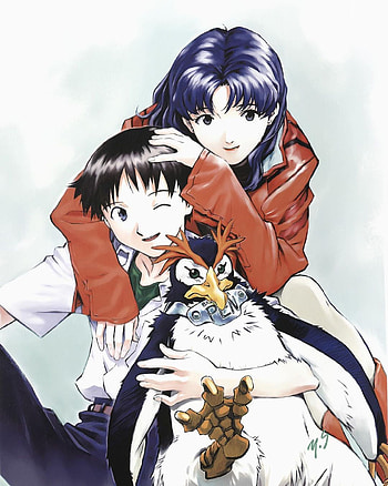 Evangelion, shinji, misato, nge HD phone wallpaper