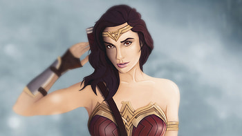 Wonderwoman Cute, wonder-woman, superheroes, artwork, digital-art, artstation HD wallpaper