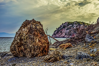 Nature, Pebble, Beach, Rock, r HD wallpaper