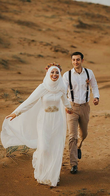 Muslim Couple, Islamic Love HD phone wallpaper