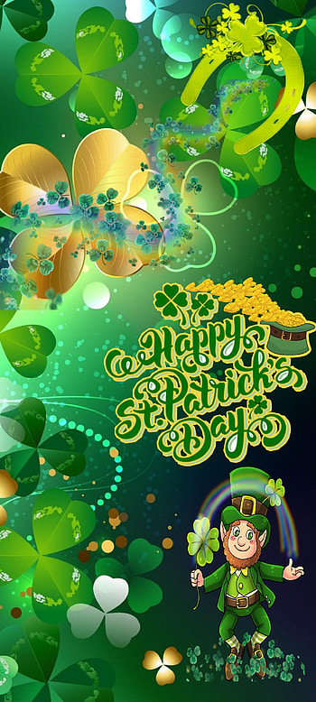 St Patty's Day, art, green HD phone wallpaper