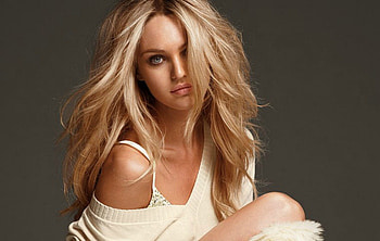 Candice Swanepoel, white, model, blue eyes, grey, blonde, girl, beauty, woman HD wallpaper