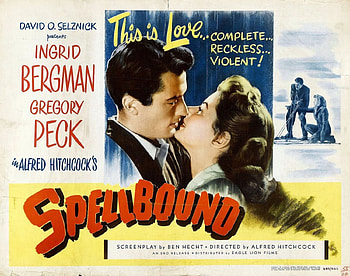 Classic Movies - 'Spellbound' (1945), Spellbound, Gregory Peck, Alfred Hitchcock, Classic Movies, Ingrid Bergman HD wallpaper