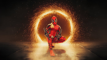 Lady Deadpool Breaking The Fourth Wall, deadpool-and-wolverine, deadpool-3, lady-deadpool, superheroes, artwork, digital-art, deadpool-corps HD wallpaper