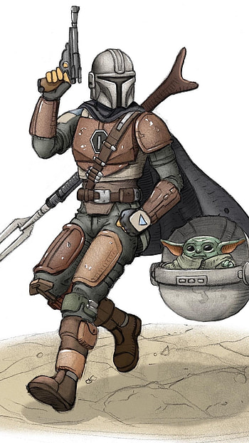 Mandalorian, Star Wars HD phone wallpaper