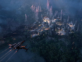 Star Wars Land At Night Concept Art , star-wars, concept-art, artist, digital-art HD wallpaper
