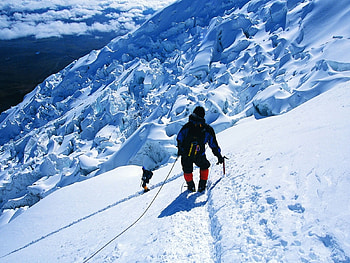 Snow, Mountaineering, Sports, Adventure, Climbing, Danger, Mountain, People, Scenic, Winter HD wallpaper