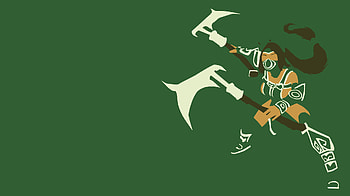 Akali Minimalistic, League of Legends, Artistic design, Simplistic HD wallpaper