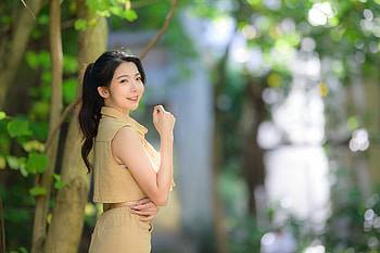 asian, woman HD wallpaper