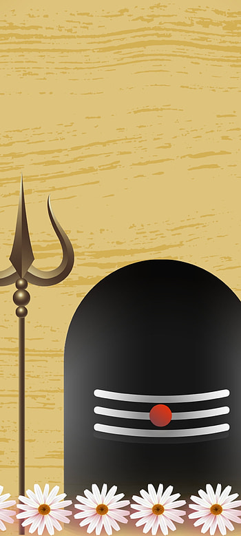 Mahadev Shiva, art, material property, God, Load Shiva, Golden HD phone wallpaper