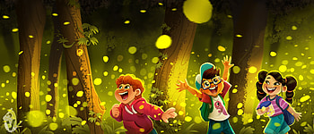 The Enchanted Woods, fantasy, child HD wallpaper