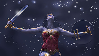 Art Of Wonder Woman, wonder-woman, artwork, digital-art, art, superheroes HD wallpaper