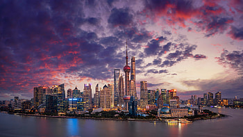 Shanghai City China HD wallpaper