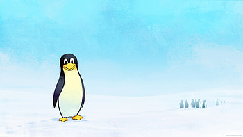 Tux Penguin, tux, linux, computer, ubuntu, penguin, artist, artwork, digital-art HD wallpaper