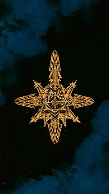 Papa IV Grucifix Blue, gold, Ghost_Bc, symbol, Papa_Emeritus, IMPERA, Occult_Metal, Occult HD phone wallpaper