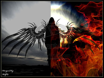 Not the Devil, duality, light, devil, evil, angel, good, dark, demon HD wallpaper
