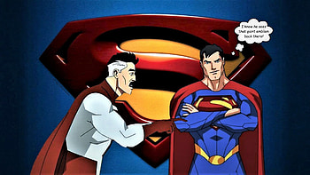 Omni Man Pleads His Case 2, , cartoon, nexus, omni man, superman, tv series, , animation, anime, 1920x1080 only, battle, clark kent, movies HD wallpaper
