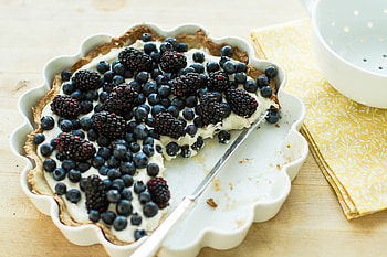 Food, Bilberries, Blackberry, Pie, Cheesecake HD wallpaper