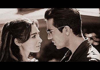 Black and White Love (Siyah Beyaz Ask) (2017-2018), birce akalay, siyah beyaz ask, black and white love, man, girl, actress, tv series, actor, couple, turkish, ibrahim celikkol HD wallpaper