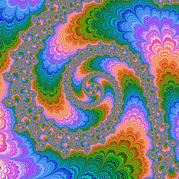 Abstract, Patterns, Multicolored, Motley, Fractal, Rotation HD phone wallpaper