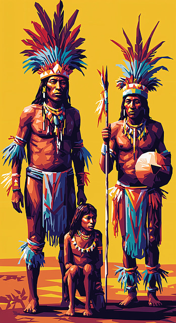 Vibrant Tribal Heritage: Captivating , traditional, portrait HD phone wallpaper