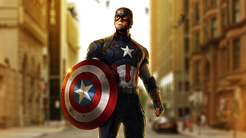 Soldier, Captain America, marvel, Chris Evans, art HD wallpaper