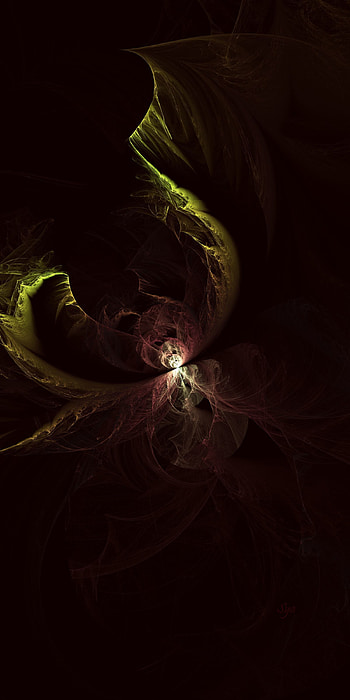 Abstract, Dark, Fractal, Glow, Confused, Intricate HD phone wallpaper