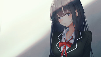 Yahari Ore No Seishun Love Comedy Wa Machigatteiru, Anime, My Teen Romantic Comedy Snafu, Black Hair, Blue Eyes, Long Hair, School Uniform, Yukino Yukinoshita HD wallpaper
