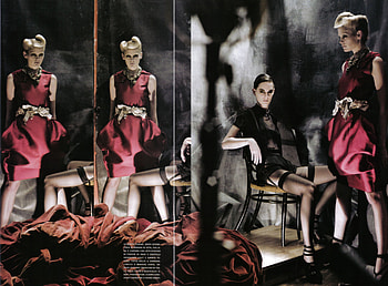 In a Poetic Mood 01, fashion, iris strubegger, heidi mount, vogue italia, paolo roversi, vogue, editorial HD wallpaper