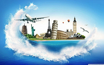 travel, abstract, planes, fun, cities HD wallpaper