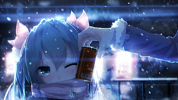 Anime Girl Blue Eyes, anime-girl, anime, artist, artwork, digital-art HD wallpaper