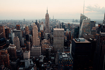 Cities, City, Building, Fog, Skyscrapers HD wallpaper